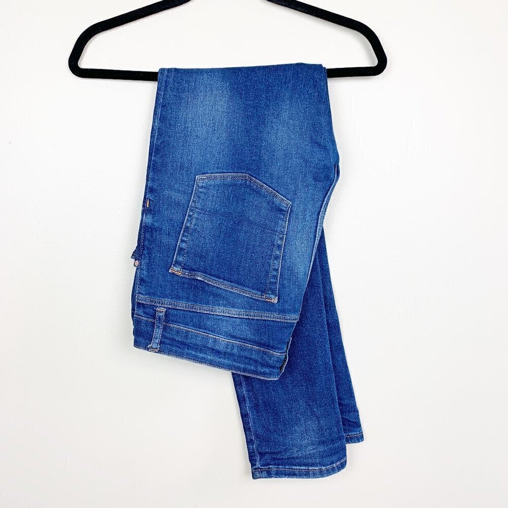 ASOS Denim Distressed Medium Wash Skinny Jean - Fits Like a Size 14